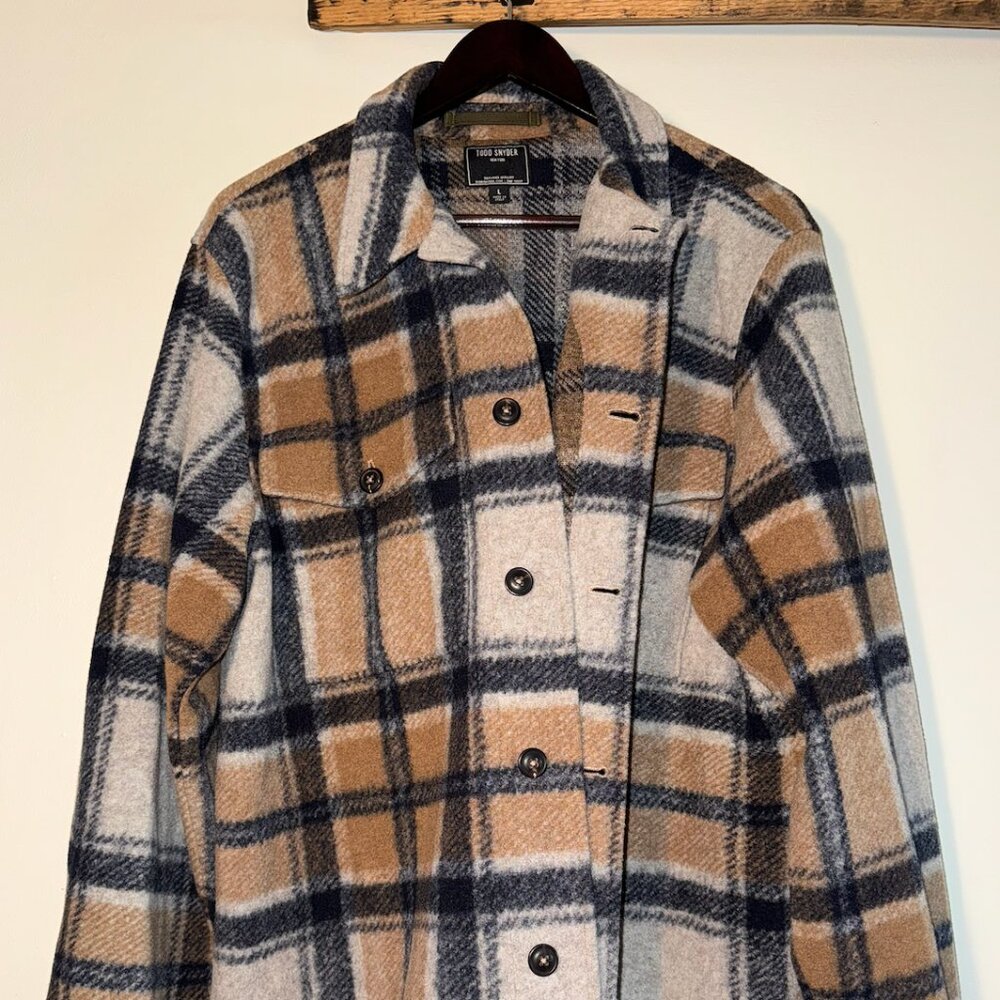 Todd Snyder Check Wool Overshirt